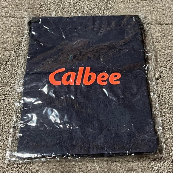 Calbee Kataage Potato Chips Black Pepper Japanese Snack Sm Drawstring Pouch Bag - Picture 2 of 6